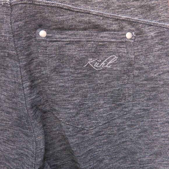 KUHL Born in the Mountains Crop  Pants Size 12 Women Athleisure Gray Gorpcore - Picture 6 of 9